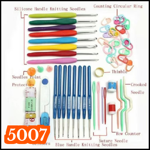 ANEKA - Alat Rajut / Hakpen / Perlengkapan Rajut / Jarum Rajut Set - BOX