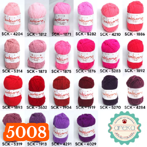 KATALOG - Benang Rajut Katun Susu Sakura Milk Cotton Chunky PART 2